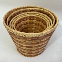 картинка 01-014 Кашпо плетеное 5/1(ротанг)Н22 Ф27; 20/24; 17/23; 15/21; 14/19 см. от магазина Одежда+