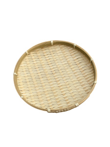 картинка 06-003Корзина  плетеная D22хH1,5см.(бамбук срезан) от магазина Одежда+