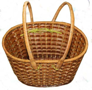 картинка 01-086Корзина плетеная пикник без крышки В 35*26 Н 37 см.,37,5 л.(лоза) от магазина Одежда+