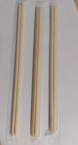 картинка бамбуковые палочки для еды ,размер:5*225 мм.,100шт,в упак. от магазина Одежда+