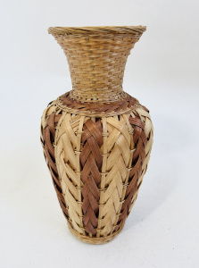 картинка 01-064  Ваза плетеная Ф10Н27 см. ( Бамбук срезан)  от магазина Одежда+