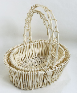 картинка ZX-11276S/2-O Набор корзин Беж 45*35Н15/44,54*40Н17/46 см.(лоза от магазина Одежда+