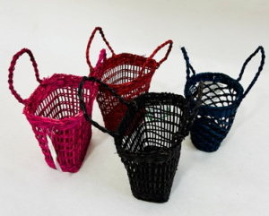 картинка 03-005 Сумка плетеная 13Х10Н11 см.(в ассортименте) от магазина Одежда+