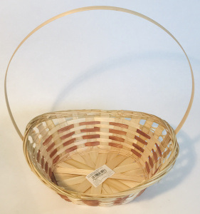 картинка 01-030Корзина плетеная ЛадьяDK 112, 24 х 17 Н 8  см.(Бамбук срезан) от магазина Одежда+