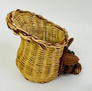 картинка 07-109 Кашпо Мышка17х22Н17 см. (Бамбук срезан)  от магазина Одежда+