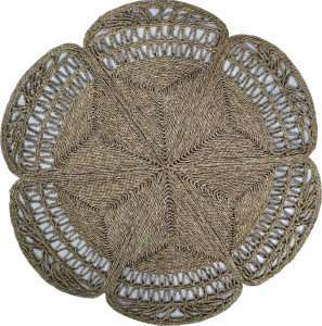 картинка 03-069Коврик плетеный D100см.(сыть) от магазина Одежда+