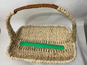 картинка 01-535/Т/2 Корзина плетеная 40*33 h9H29 см.(Кукуруза,ротанг) от магазина Одежда+