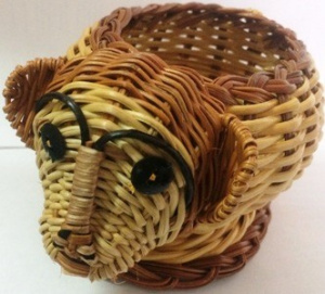 картинка 07-112Плетеные животные (Обезьянка)10*175Н 8см.(ротанг)  от магазина Одежда+