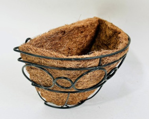 картинка 01-042 Кашпо Кокос настенное 23Х13Н16 см, от магазина Одежда+